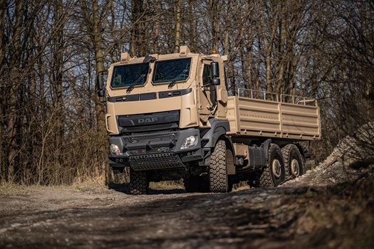 DAF TATRA 6x6 with ballistic armoured cab