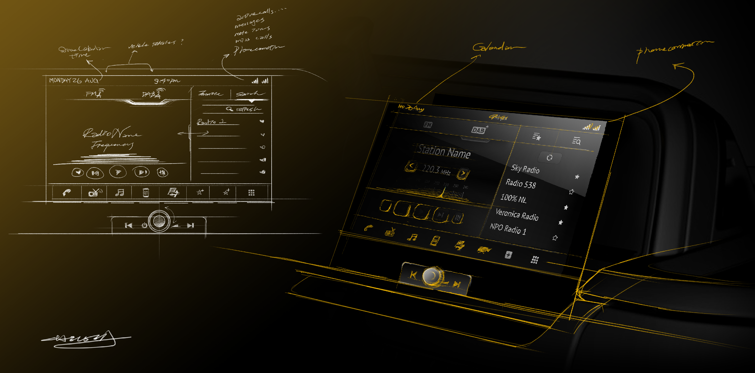 New-Generation-DAF-Design-sketch-interior-radio