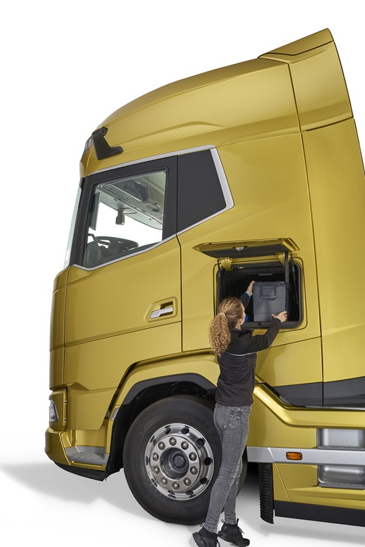 6.6. The large external lockers are easy to access through large upward opening doors