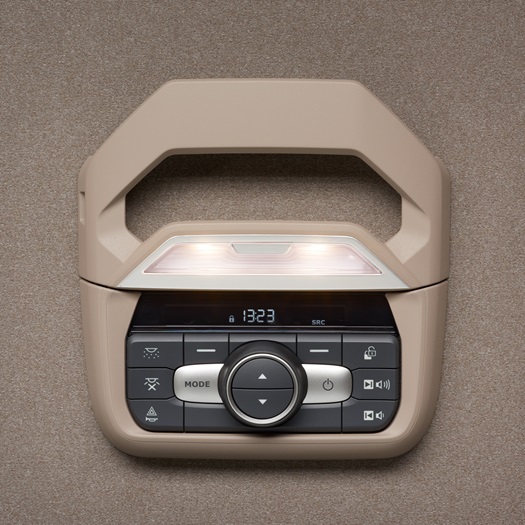 5.17. The multi functional rear wall control panel in New Generation DAF XF, XG and XG+