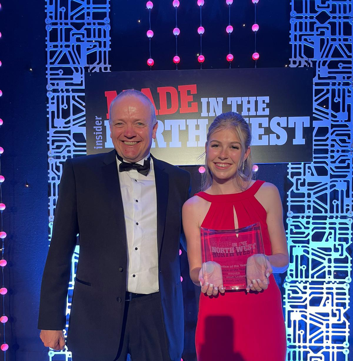 Rebecca recognised in manufacturing awards